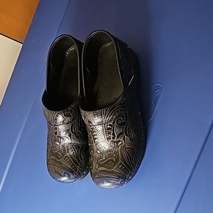 Dansko tooled clogs